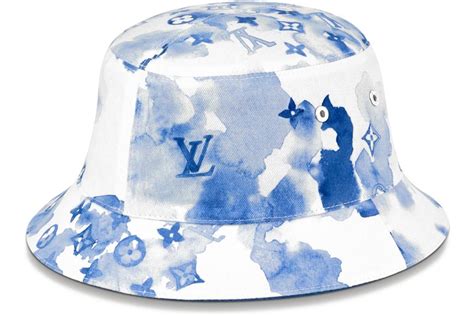 louis vuitton blue bucket hat|louis vuitton bucket hat vintage.